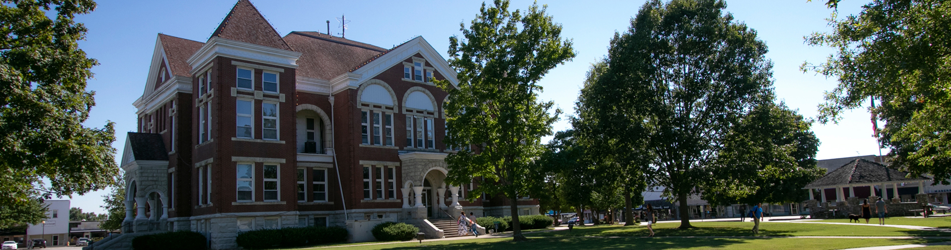 Historic Barton County Missouri Courthouse dates back to the late 1890's